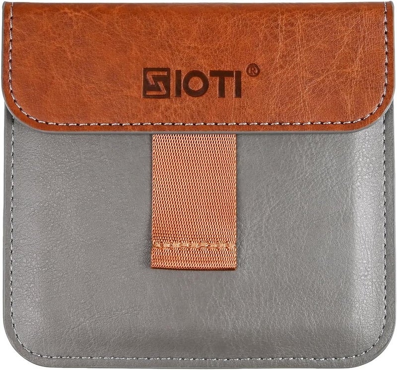 SIOTI Camera 100 * 100mm Square Filter Case, Leather Filter Pouch, Compatible with 100mm*100mm Square ND/GND/Colorful Filter - Image 1